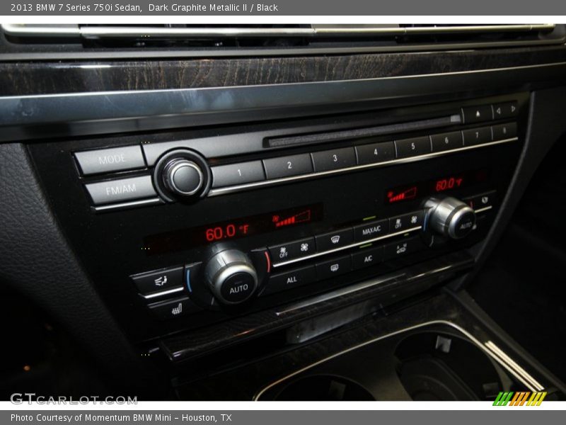 Dark Graphite Metallic II / Black 2013 BMW 7 Series 750i Sedan