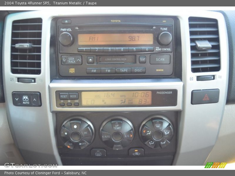 Titanium Metallic / Taupe 2004 Toyota 4Runner SR5