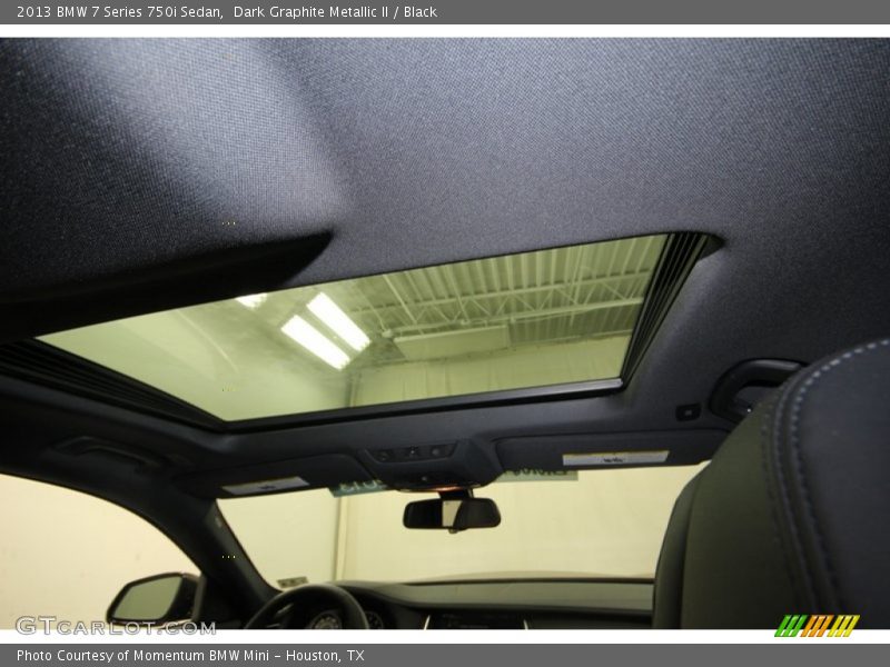 Dark Graphite Metallic II / Black 2013 BMW 7 Series 750i Sedan
