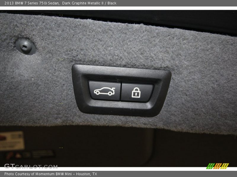 Dark Graphite Metallic II / Black 2013 BMW 7 Series 750i Sedan
