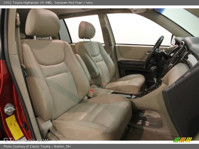 Sundown Red Pearl / Ivory 2002 Toyota Highlander V6 4WD