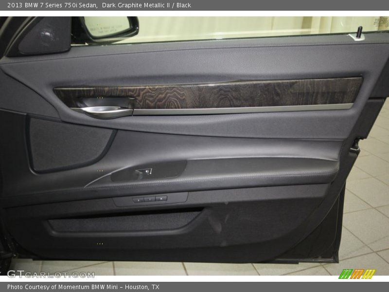 Dark Graphite Metallic II / Black 2013 BMW 7 Series 750i Sedan