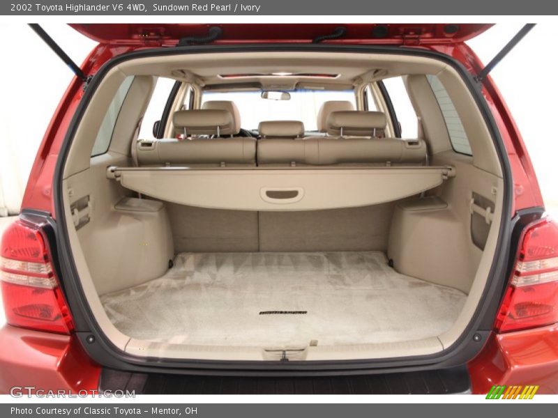Sundown Red Pearl / Ivory 2002 Toyota Highlander V6 4WD