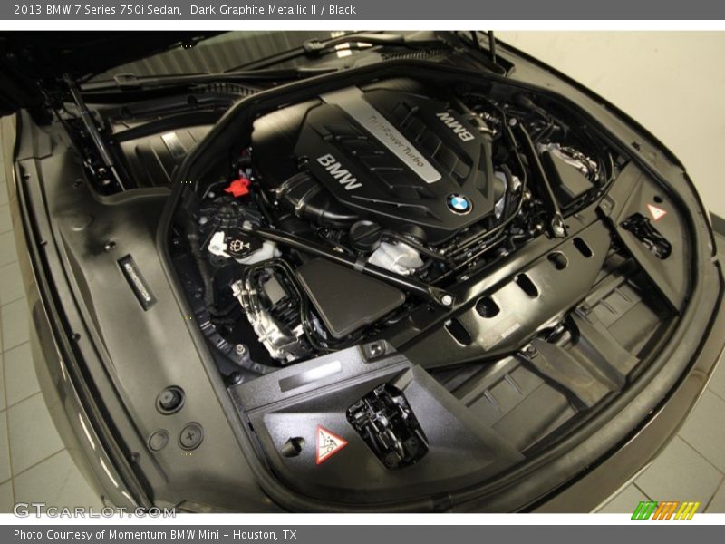 Dark Graphite Metallic II / Black 2013 BMW 7 Series 750i Sedan