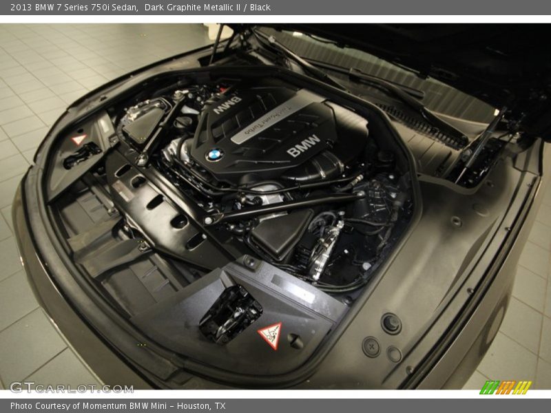 Dark Graphite Metallic II / Black 2013 BMW 7 Series 750i Sedan