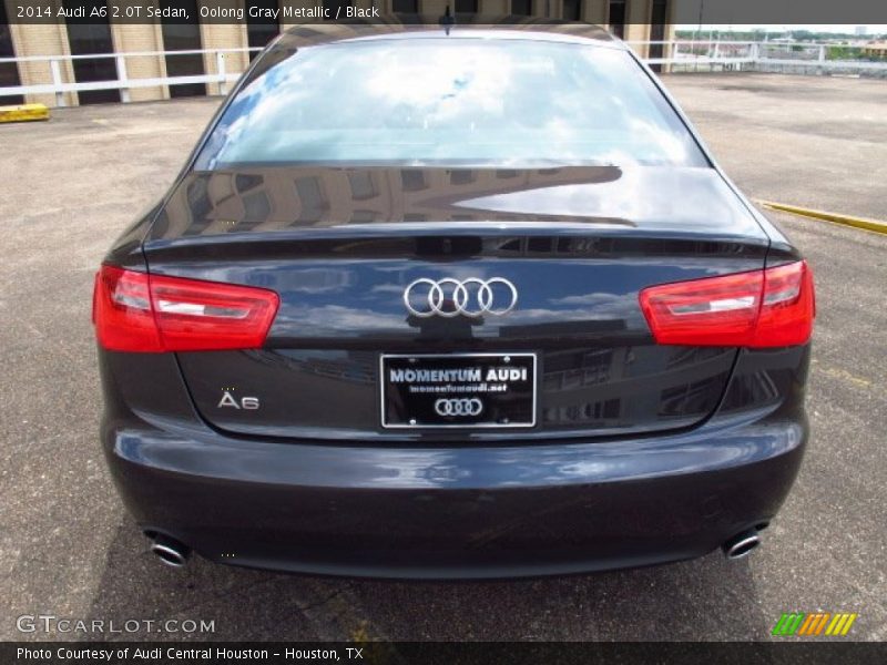 Oolong Gray Metallic / Black 2014 Audi A6 2.0T Sedan