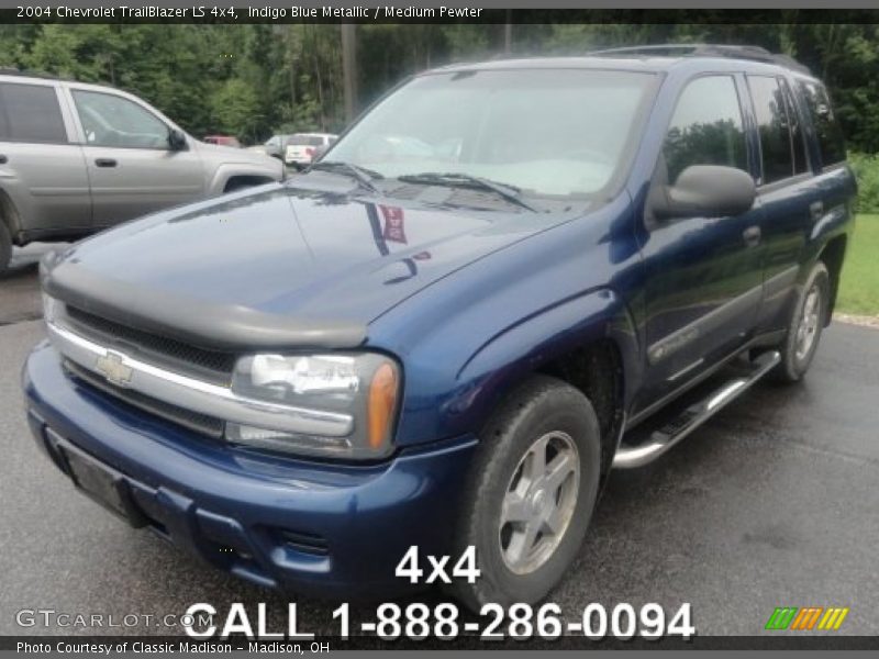 Indigo Blue Metallic / Medium Pewter 2004 Chevrolet TrailBlazer LS 4x4