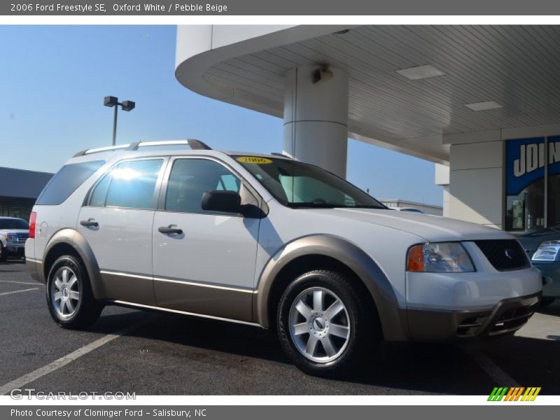 Oxford White / Pebble Beige 2006 Ford Freestyle SE