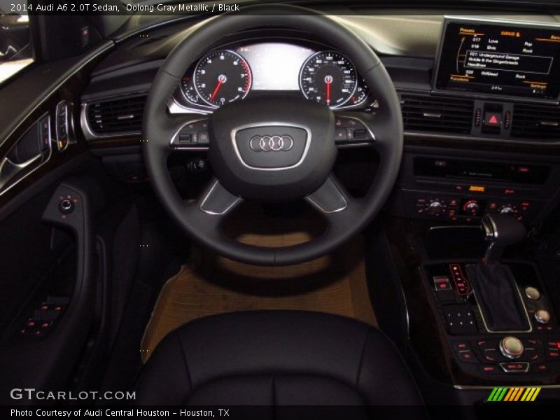 Oolong Gray Metallic / Black 2014 Audi A6 2.0T Sedan