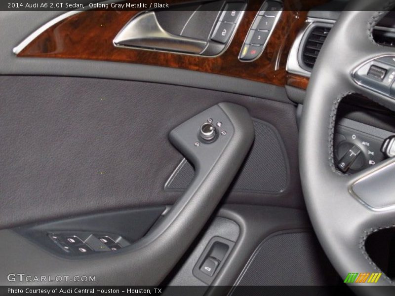 Oolong Gray Metallic / Black 2014 Audi A6 2.0T Sedan
