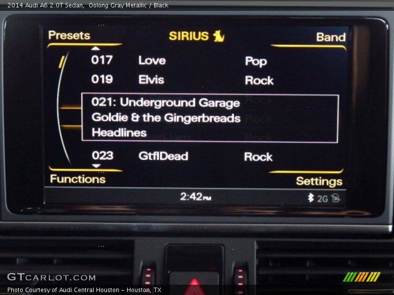 Oolong Gray Metallic / Black 2014 Audi A6 2.0T Sedan