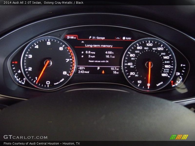 Oolong Gray Metallic / Black 2014 Audi A6 2.0T Sedan