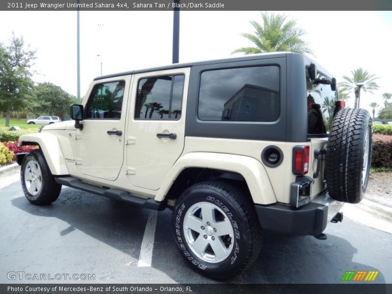 Sahara Tan / Black/Dark Saddle 2011 Jeep Wrangler Unlimited Sahara 4x4