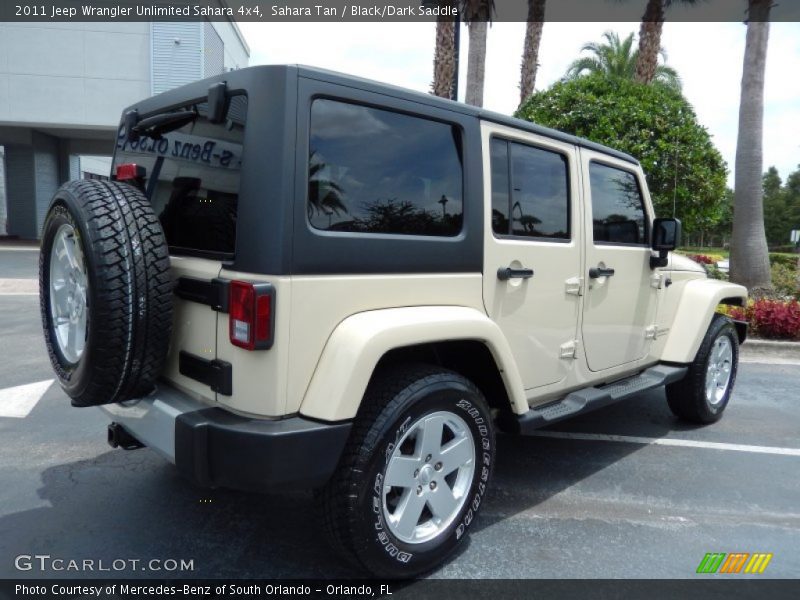 Sahara Tan / Black/Dark Saddle 2011 Jeep Wrangler Unlimited Sahara 4x4