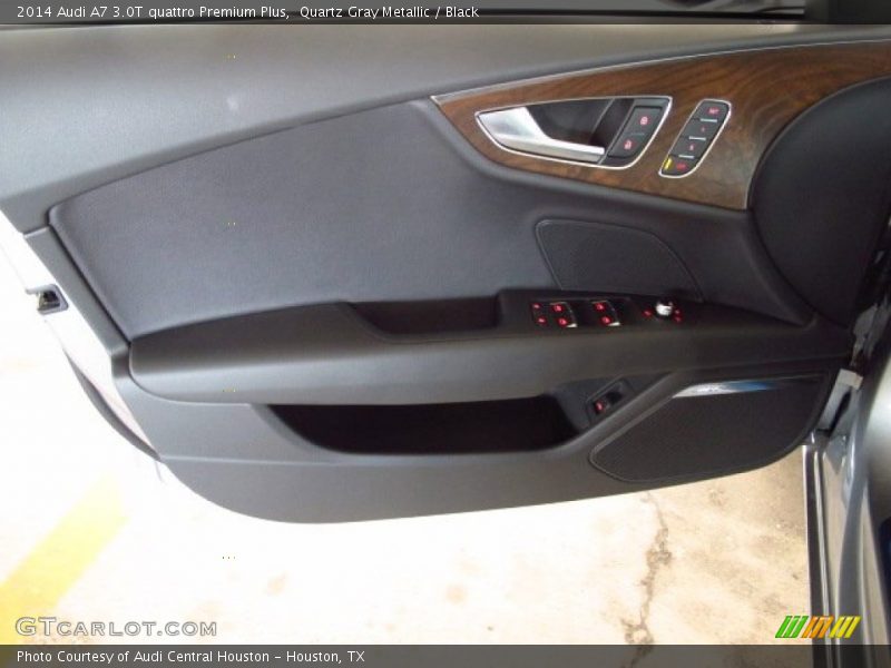 Quartz Gray Metallic / Black 2014 Audi A7 3.0T quattro Premium Plus