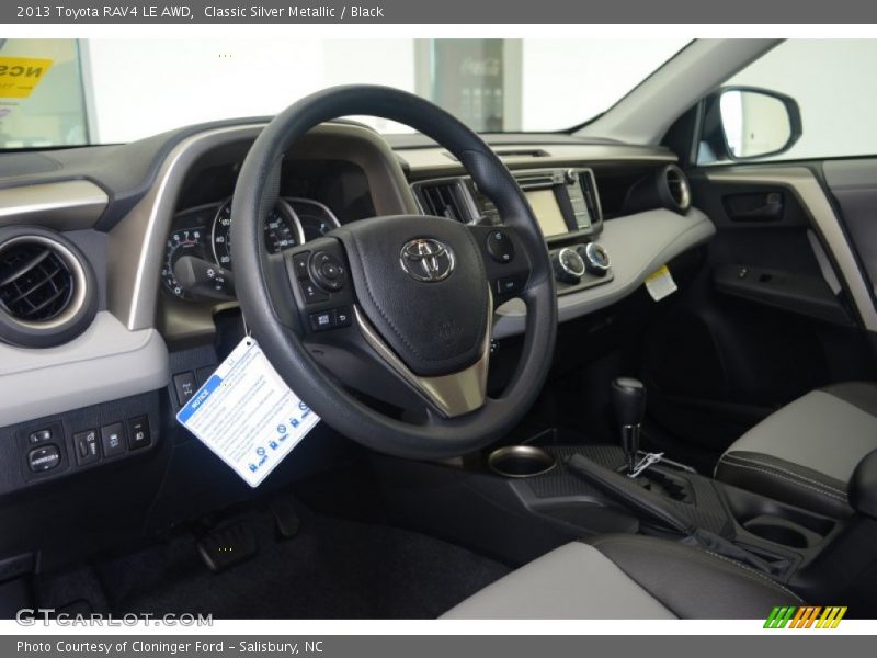 Classic Silver Metallic / Black 2013 Toyota RAV4 LE AWD