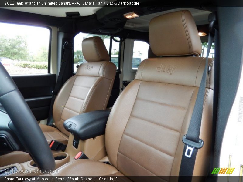 Sahara Tan / Black/Dark Saddle 2011 Jeep Wrangler Unlimited Sahara 4x4