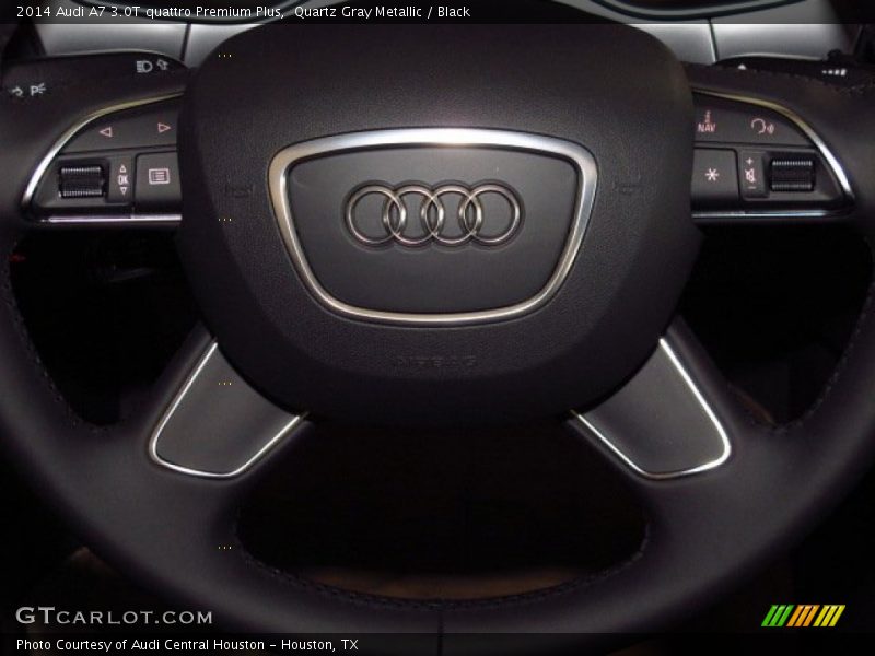 Quartz Gray Metallic / Black 2014 Audi A7 3.0T quattro Premium Plus