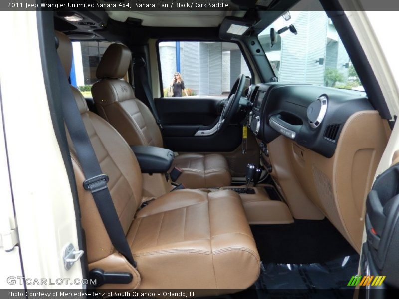Front Seat of 2011 Wrangler Unlimited Sahara 4x4