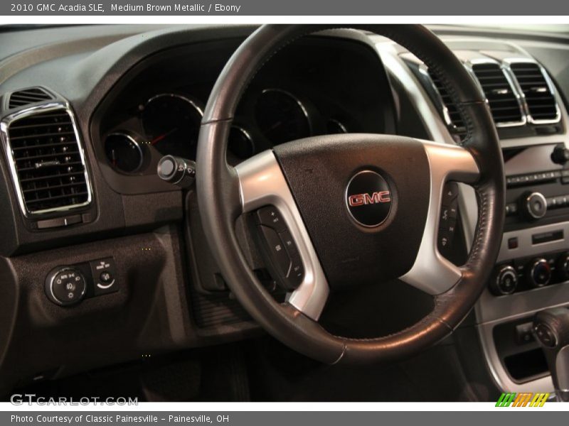 Medium Brown Metallic / Ebony 2010 GMC Acadia SLE