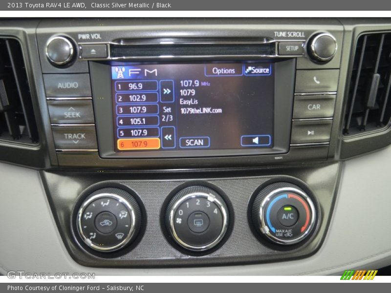 Classic Silver Metallic / Black 2013 Toyota RAV4 LE AWD