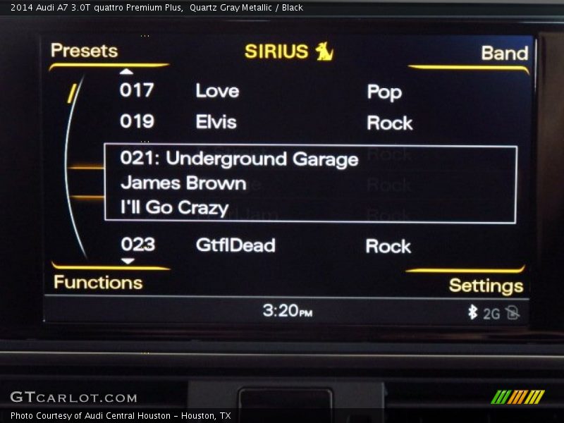 Quartz Gray Metallic / Black 2014 Audi A7 3.0T quattro Premium Plus