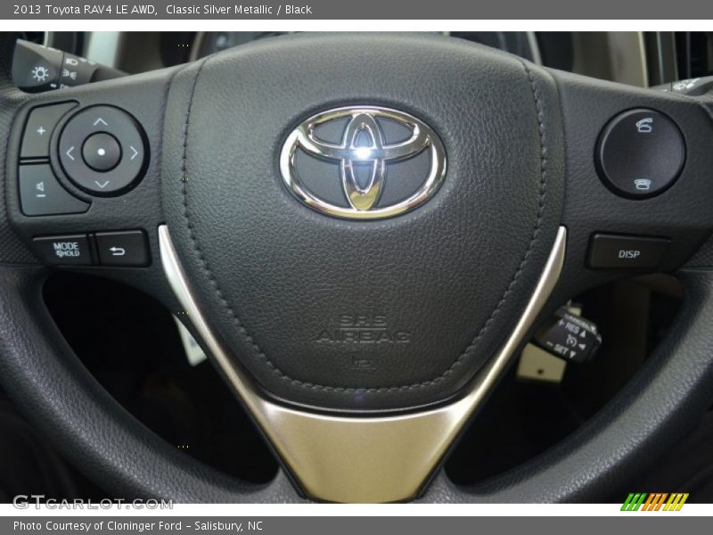 Classic Silver Metallic / Black 2013 Toyota RAV4 LE AWD