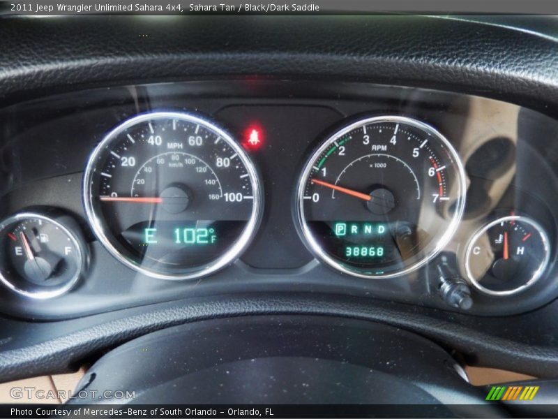  2011 Wrangler Unlimited Sahara 4x4 Sahara 4x4 Gauges