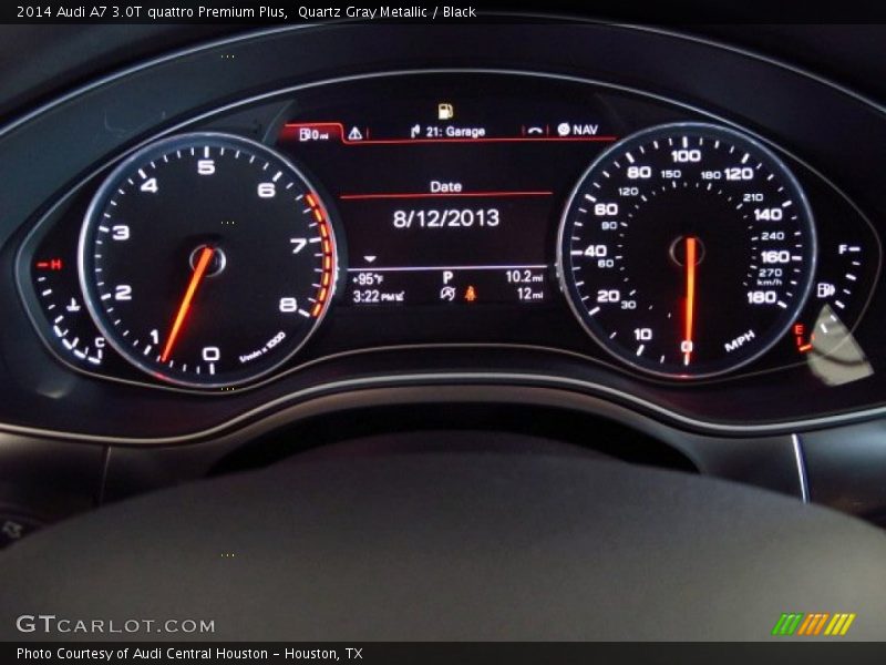 Quartz Gray Metallic / Black 2014 Audi A7 3.0T quattro Premium Plus
