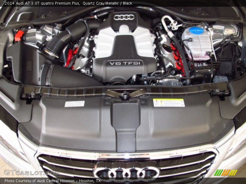 Quartz Gray Metallic / Black 2014 Audi A7 3.0T quattro Premium Plus