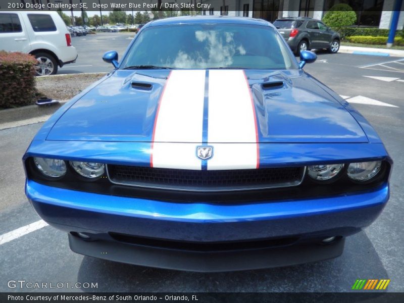 Deep Water Blue Pearl / Dark Slate Gray 2010 Dodge Challenger SE