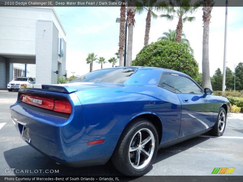 Deep Water Blue Pearl / Dark Slate Gray 2010 Dodge Challenger SE