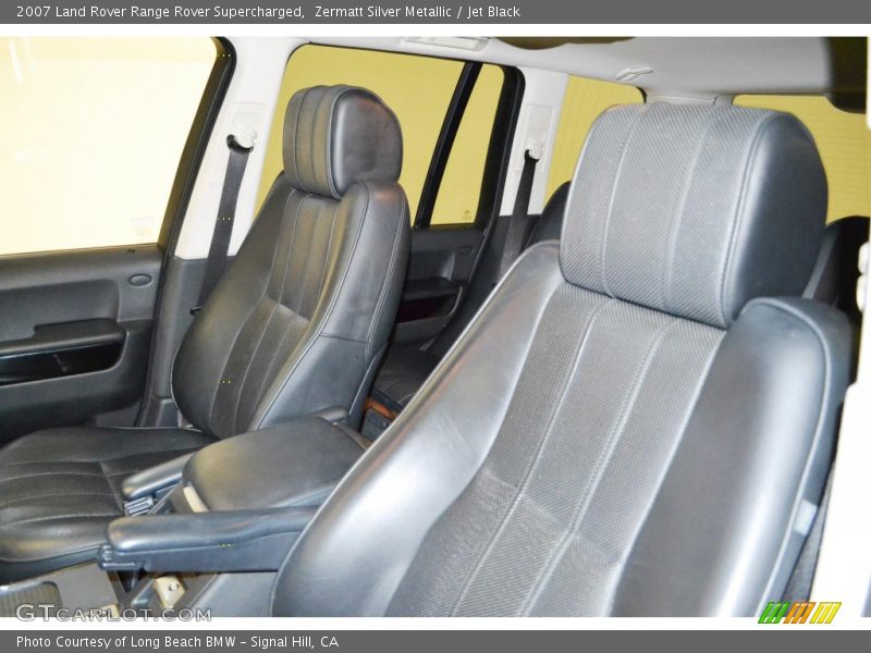 Zermatt Silver Metallic / Jet Black 2007 Land Rover Range Rover Supercharged