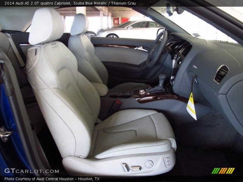 Front Seat of 2014 A5 2.0T quattro Cabriolet