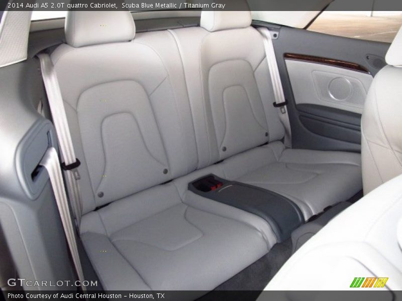 Rear Seat of 2014 A5 2.0T quattro Cabriolet