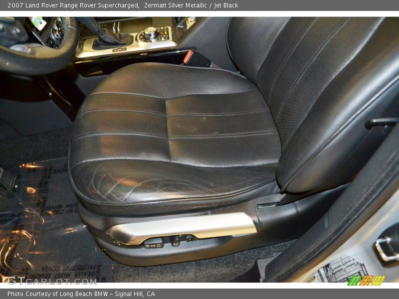 Zermatt Silver Metallic / Jet Black 2007 Land Rover Range Rover Supercharged