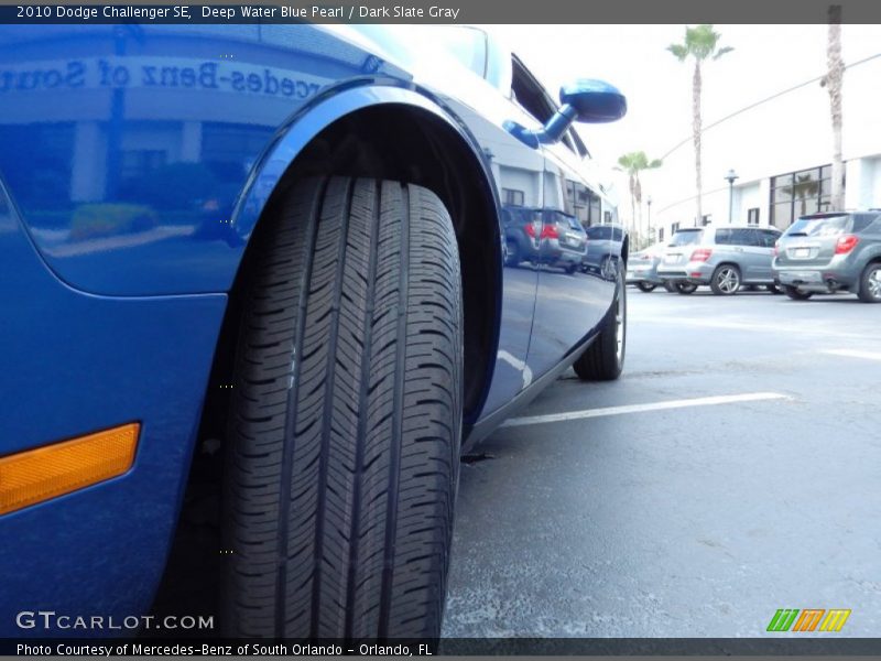 Deep Water Blue Pearl / Dark Slate Gray 2010 Dodge Challenger SE