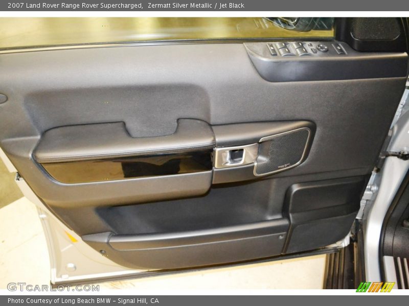 Zermatt Silver Metallic / Jet Black 2007 Land Rover Range Rover Supercharged