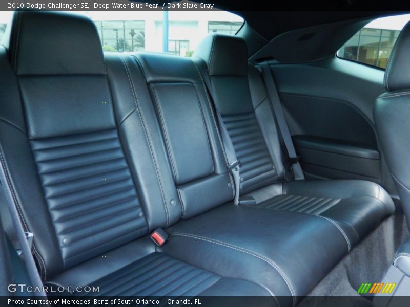 Rear Seat of 2010 Challenger SE