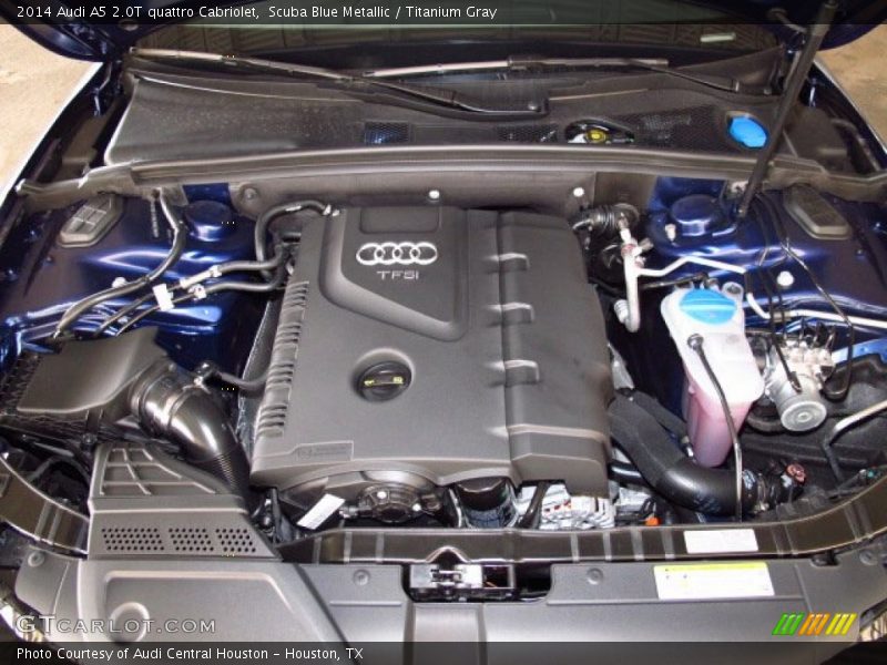  2014 A5 2.0T quattro Cabriolet Engine - 2.0 Liter Turbocharged FSI DOHC 16-Valve VVT 4 Cylinder