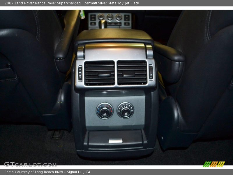 Zermatt Silver Metallic / Jet Black 2007 Land Rover Range Rover Supercharged