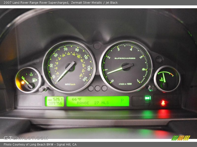  2007 Range Rover Supercharged Supercharged Gauges