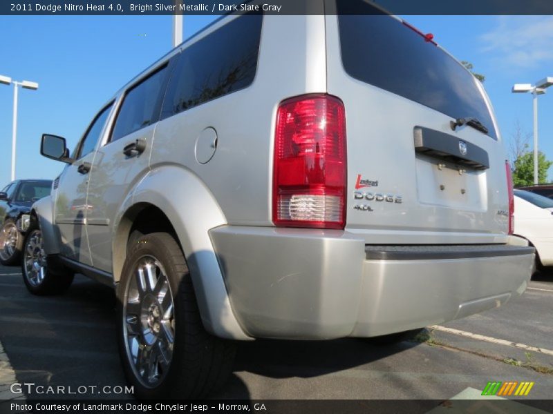 Bright Silver Metallic / Dark Slate Gray 2011 Dodge Nitro Heat 4.0