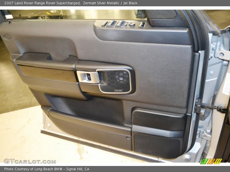 Zermatt Silver Metallic / Jet Black 2007 Land Rover Range Rover Supercharged