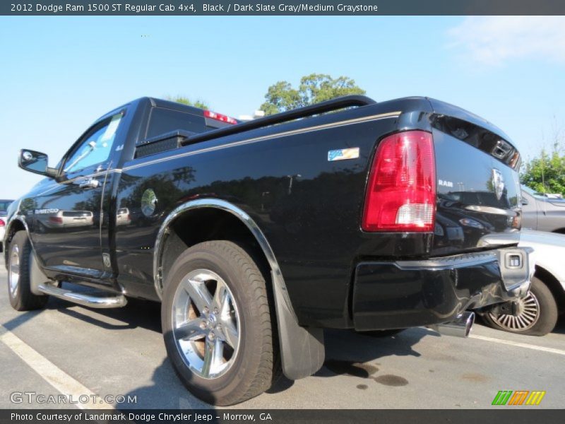 Black / Dark Slate Gray/Medium Graystone 2012 Dodge Ram 1500 ST Regular Cab 4x4