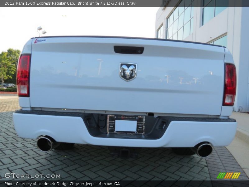 Bright White / Black/Diesel Gray 2013 Ram 1500 Express Regular Cab