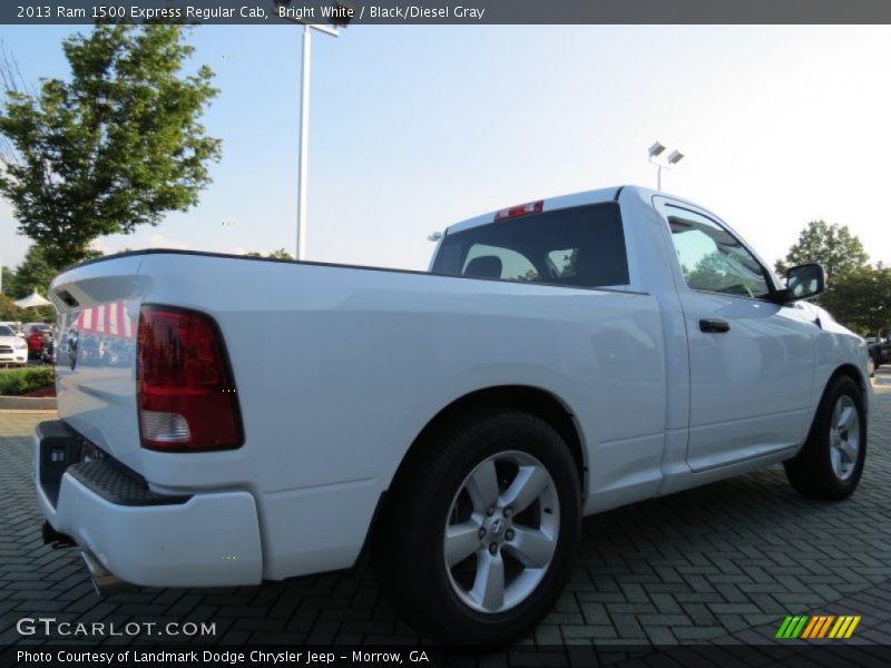 Bright White / Black/Diesel Gray 2013 Ram 1500 Express Regular Cab