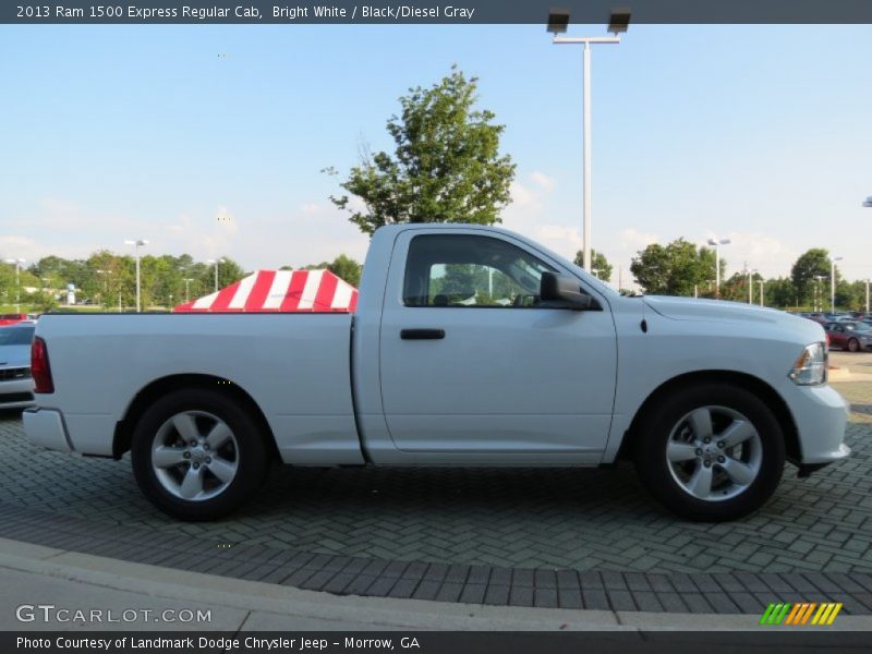 Bright White / Black/Diesel Gray 2013 Ram 1500 Express Regular Cab