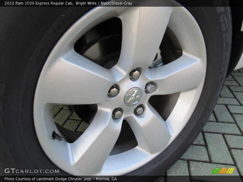 Bright White / Black/Diesel Gray 2013 Ram 1500 Express Regular Cab