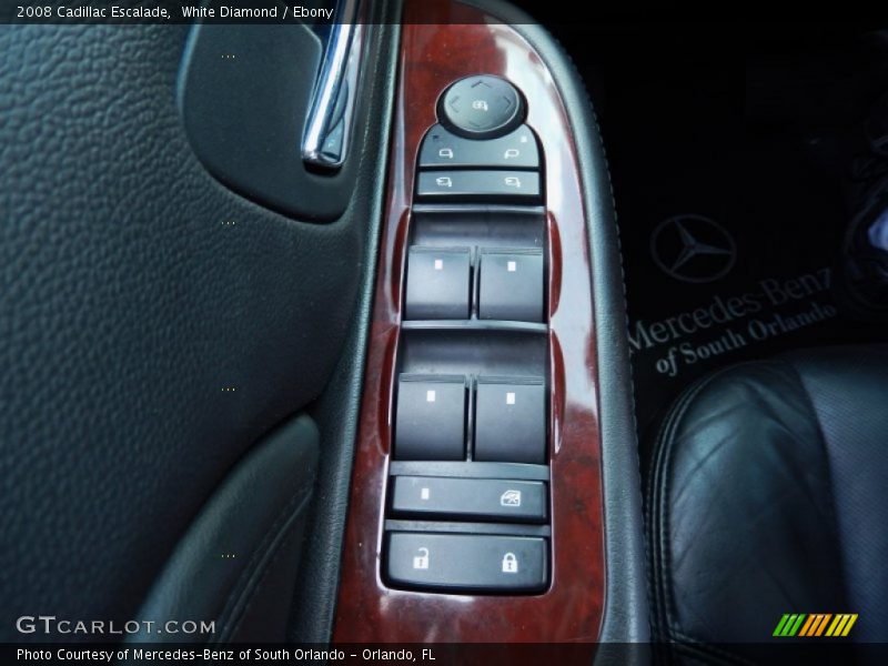 White Diamond / Ebony 2008 Cadillac Escalade